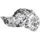 Casquette Enfant Blanche et Noire Design Original Pop Baseball de 7 à 11 ans Casquette Enfant Hip Hop Honour