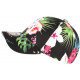 Casquette Enfant Noire Fleurs Roses Tropicales Baseball NY Phuket de 7 a 12 ans ANCIENNES COLLECTIONS divers