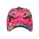 Casquette NY Rose Fluo et Noire Design Fun Streetwear Baseball Larsy CASQUETTES Hip Hop Honour