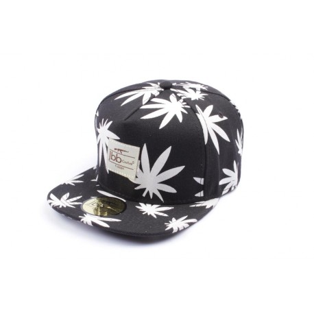 Snapback JBB Couture Noir impression blanche ANCIENNES COLLECTIONS divers