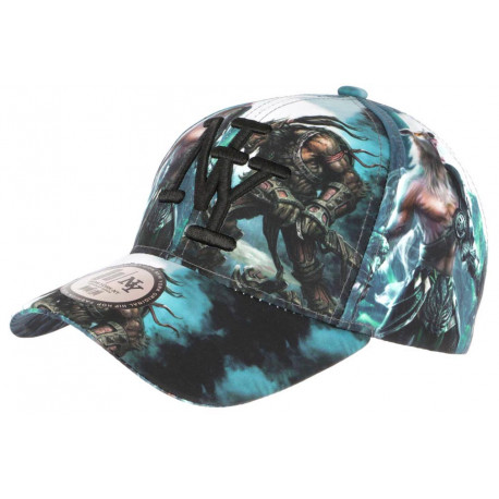 Casquette NY Loup Garou Verte Print Fashion Original Baseball Wolf CASQUETTES Hip Hop Honour