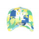 Casquette Enfant Verte et Jaune Patchwork Original NY Baseball Arlek de 7 a 11 ans Casquette Enfant Hip Hop Honour