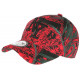 Casquette NY Rouge et Noire Design Ethnique Baseball Waxa ANCIENNES COLLECTIONS divers