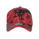 Casquette NY Rouge et Noire Design Ethnique Baseball Waxa ANCIENNES COLLECTIONS divers