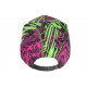 Casquette NY Vert Fluo et Rose Look Ethnique Baseball Waxa ANCIENNES COLLECTIONS divers