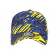 Casquette NY Bleue et Jaune Style Ethnique Baseball Waxa ANCIENNES COLLECTIONS divers