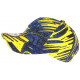 Casquette NY Bleue et Jaune Style Ethnique Baseball Waxa ANCIENNES COLLECTIONS divers