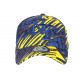 Casquette Enfant Bleue et Jaune Look Ethnique NY Baseball Waxa de 7 a 11 ans ANCIENNES COLLECTIONS divers