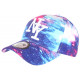 Casquette NY Bleue et Rose Cosmos Design Tendance Baseball Galaxy ANCIENNES COLLECTIONS divers