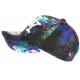 Casquette NY Enfant Noire et Rose Cosmos Galaxy Baseball de 6 à 11 ans Casquette Enfant Hip Hop Honour