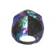 Casquette NY Noire et Rose Cosmos Look Tendance Baseball Galaxy ANCIENNES COLLECTIONS divers