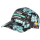 Casquette Plata o Plomo Turquoise Noire Strass Streetwear Colombia Baseball CASQUETTES SKR