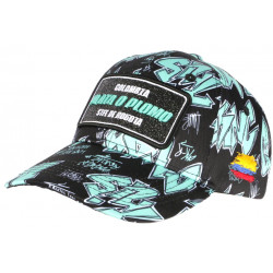 Casquette Plata o Plomo Turquoise Noire Strass Streetwear Colombia Baseball CASQUETTES SKR