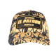 Casquette El Patron Dorée et Noire Print Streetwear Colombia Baseball CASQUETTES SKR