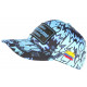 Casquette Plata o Plomo Bleue et Noire Strass Streetwear Colombia Baseball CASQUETTES SKR