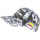 Casquette Plata o Plomo Grise et Noire Strass Streetwear Colombia Baseball CASQUETTES SKR