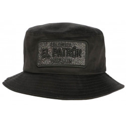 Chapeau Bob El Patron Noir Strass Medellin Colombia Streetwear BOB SKR