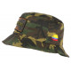 Chapeau Bob Plata o Plomo Camouflage Strass Colombia Streetwear Fashion BOB SKR