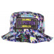 Chapeau Bob El Patron Violet et Bleu Strass Streetwear Colombia Medellin BOB SKR