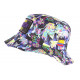 Chapeau Bob El Patron Violet et Bleu Strass Streetwear Colombia Medellin BOB SKR