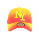 Casquette NY Jaune et Orange Originale Print Tendance Baseball Renbo CASQUETTES Hip Hop Honour