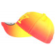 Casquette Enfant Jaune et Orange Originale Baseball Tendance Renbo de 7 a 11 ans Casquette Enfant Hip Hop Honour