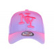 Casquette NY Rose et Violette Originale Print Tendance Baseball Renbo ANCIENNES COLLECTIONS divers