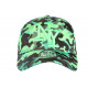 Casquette NY Camouflage Verte et Grise Look Militaire Baseball Kaska CASQUETTES Hip Hop Honour