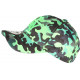 Casquette NY Camouflage Verte et Grise Look Militaire Baseball Kaska CASQUETTES Hip Hop Honour