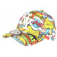 Casquette NY Jaune et Bleue Originale Streetwear Baseball Bang Boum ANCIENNES COLLECTIONS divers