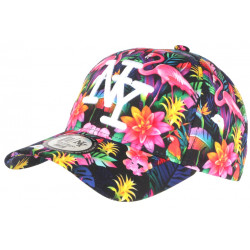 Casquette Flamants Roses Look Tropical NY Baseball Flamingo CASQUETTES Hip Hop Honour