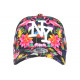 Casquette Enfant Flamants Roses Print Tropical NY Baseball de 7 a 11 ans Casquette Enfant Hip Hop Honour