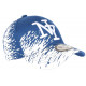 Casquette NY Bleu Tags Blancs Look City Sport Baseball Noryk CASQUETTES Hip Hop Honour