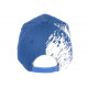 Casquette NY Bleu Tags Blancs Look City Sport Baseball Noryk CASQUETTES Hip Hop Honour