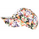 Casquette NY Têtes de Mort et Fleurs Oranges Baseball Skull CASQUETTES Hip Hop Honour