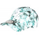 Casquette NY Blanche Fleurs Vertes Exotiques Fantaisies Baseball Phuket ANCIENNES COLLECTIONS divers
