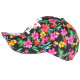Casquette NY Noire Fleurs Roses Tropicales Tendance Baseball Phuket ANCIENNES COLLECTIONS divers