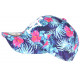 Casquette NY Violette Fleurs Roses Tropicales Fashion Baseball Phuket CASQUETTES Hip Hop Honour