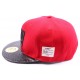 Snapback JBB Couture Rouge avec logo NY noir CASQUETTES JBB COUTURE