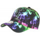 Casquette NY Bleue Rose et Verte Design Streetwear Baseball Smoky CASQUETTES Hip Hop Honour