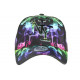 Casquette NY Bleue Rose et Verte Design Streetwear Baseball Smoky CASQUETTES Hip Hop Honour