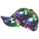 Casquette NY Bleue Rose et Verte Design Streetwear Baseball Smoky CASQUETTES Hip Hop Honour