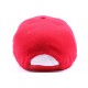 Snapback JBB Couture Rouge avec logo NY noir CASQUETTES JBB COUTURE