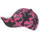 Casquette NY Rose Fluo et Noire Style Streetwear Baseball Smoky CASQUETTES Hip Hop Honour