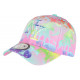 Casquette NY Rose Fluo et Verte Look Streetwear Fashion Baseball Smoky ANCIENNES COLLECTIONS divers