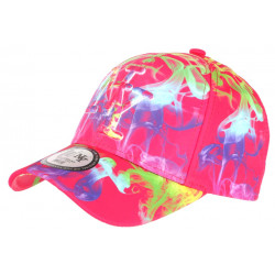 Casquette Enfant Rouge Fluo et Bleue Streetwear Smoky NY Baseball de 7 a 11 ans ANCIENNES COLLECTIONS divers