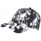 Casquette NY Noire et Blanche Visuel Streetwear Fashion Baseball Smoky CASQUETTES Hip Hop Honour