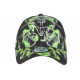 Casquette Enfant Verte et Noire Fashion Smoky NY Baseball de 7 a 11 ans Casquette Enfant Hip Hop Honour