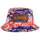 Chapeau Bob El Patron Orange et Violet Strass Streetwear Colombia Medellin BOB SKR