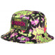 Chapeau Bob El Patron Jaune Fluo et Noire Streetwear Medellin Colombia BOB SKR